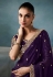 Purple tissue saree with blouse 5424