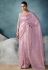 Pink tissue saree with blouse 5427