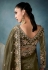 Mehndi tissue saree with blouse 5431