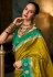 Light green silk saree with blouse 820005