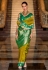 Light green silk saree with blouse 820005