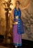 Lavender silk saree with blouse 820006