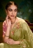 Mehndi organza saree with blouse 5381