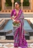 Grey silk saree with blouse 593