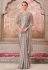 Grey shimmer designer saree 31012