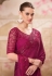 Magenta shimmer saree with blouse 31018