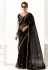 Black organza saree with blouse 2211