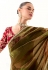 Mehndi organza saree with blouse 2219