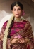 Pink tissue saree with blouse 6404