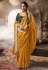 Mustard tissue saree with blouse 6406