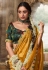 Mustard tissue saree with blouse 6406