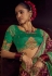 Wine viscose saree with blouse 6906