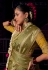 Mehndi viscose saree with blouse 6805