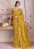 Mustard silk saree with blouse 3014