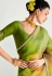 Mehndi organza half n half saree 2239