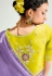 Lavender organza half n half saree 2245