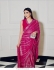 Bollywood model Rani Pink sequins georgette party wear saree