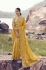 Yellow and Beige Tissue silk jacquard embroidered wedding saree 8604