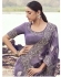 Purple tissue silk jacquard embroidered wedding saree 8603