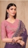 Purple and rose Soft Sparkle georgette embroidered saree with blouse 32012