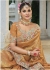 Pure smooth zari silk Mustard embroidered saree with blouse 8108
