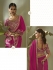 Rani Pink color bamber silk embroidered gota patti work saree with blouse 8102
