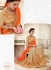 Party wear orange color saree