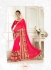 Party wear red color saree