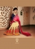 Party-wear-pink-beige-red-color-saree
