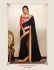 Party-wear-black-red-color-saree