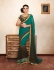 Party-wear-Green-Brown-color-saree