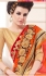 Party-wear-Orange-color-saree