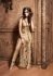 Golden color silk designer party wear suit