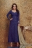 Dia mirza blue color georgette designer party wear suit