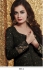 Dia mirza black color georgette designer party wear suit