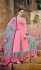 Pink color cotton palazzo salwar kameez