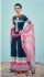 Ombre color cotton palazzo salwar kameez