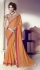 Party-wear-orange-color-saree