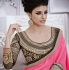 Party-wear-Pink-Grey-color-saree