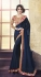 Party-wear-Dark-Blue-Beige-Color-Saree