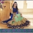 Party-wear-Sea-Green-Blue-color-saree