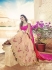 Party-wear-Chikoo-Pink-Orange-color-saree