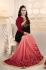 Party-wear-black-pink-color-saree