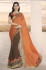Party-wear-orange-brown-7-color-saree