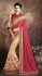 Party-wear-Red-Beige-color-saree