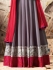 Multi color apple georgette party wear anarkali kameez