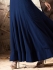 Navy blue color georgette party wear anarkali kameez