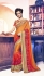 Party-wear-orange-red-11-color-saree