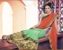 Party-wear-green-red-color-saree