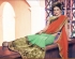 Party-wear-green-red-color-saree